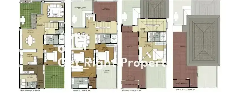 brigade-atmosphere-phase-1-floor-plan-4-bhk-west-facing-villa-for-sale-builder-listing-devanahalli-image floor plan
