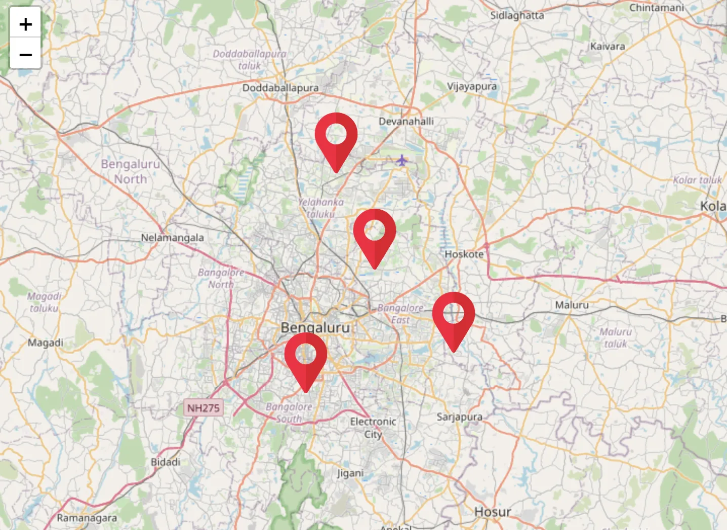 Search page map image